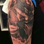 fda1760a457209ed69ad7f3d2cd0857d guitar tattoo tattoo music e1502017687292