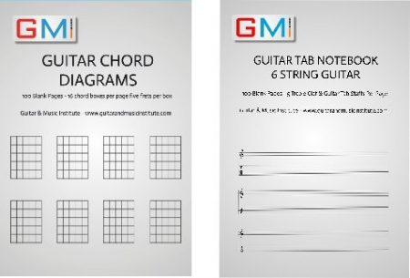 Blank Guitar Chord Boxes & TAB Books | GMI - Guitar & Music Institute ...