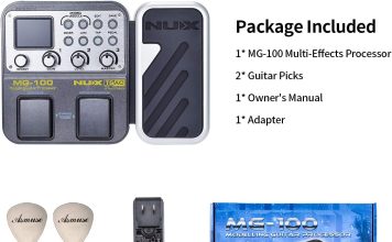 mg 100 professional multi effects pedal processor multi effects guitar pedal with 72 presets 58 effects 40s record elect 1