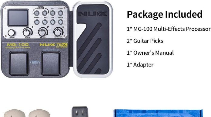 mg 100 professional multi effects pedal processor multi effects guitar pedal with 72 presets 58 effects 40s record elect 1