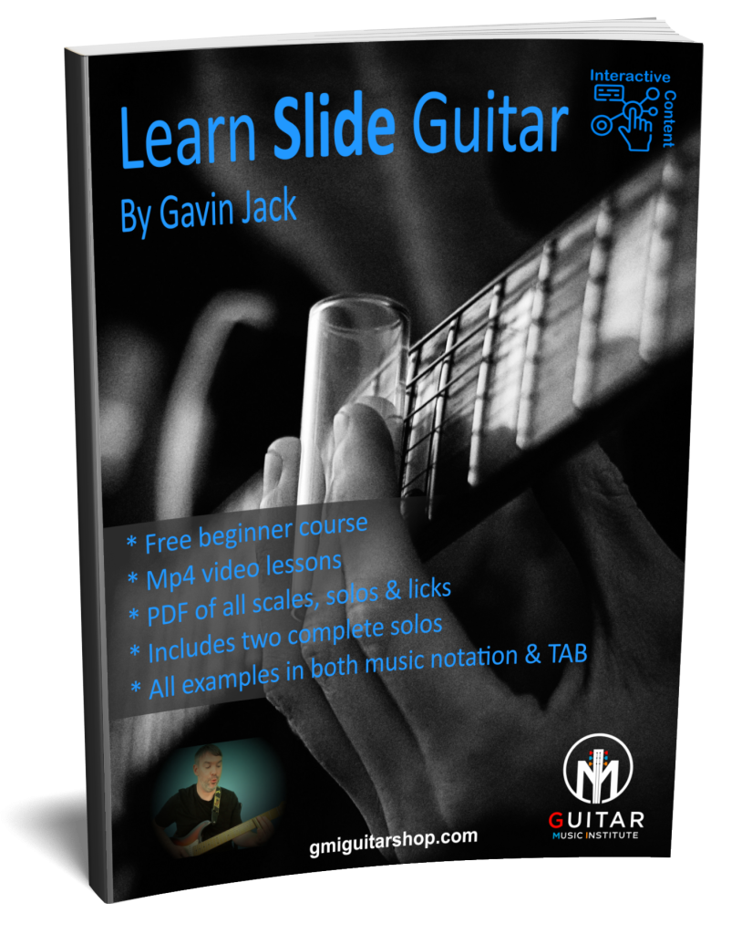 Front Cover Of Learn Slide Guitar Free Course